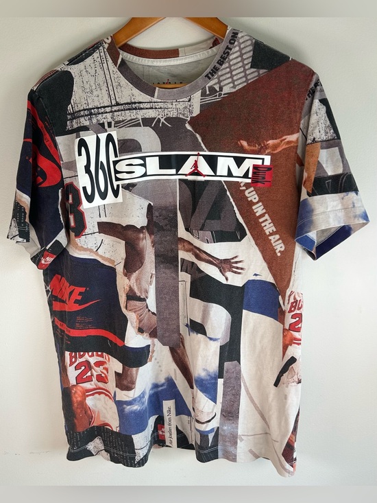Jordan Other - Nike Air Jordan Men’s T-shirt Size L 360 Slam Dunk All Over Print Retro Cotton